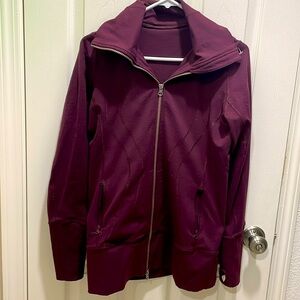 Lululemon women stride jacket II Hoddie full zip size 6